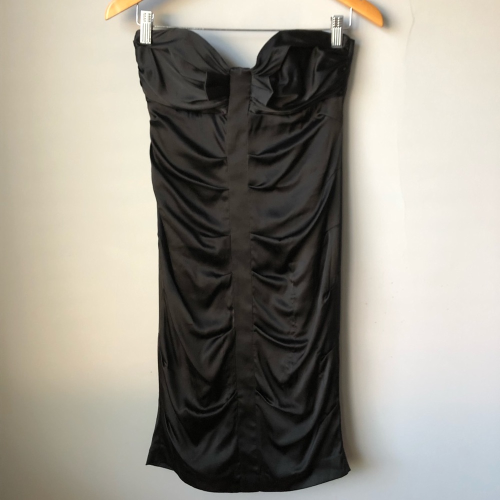 Nicole Miller Black Silk Dress Size 6